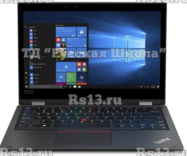 Ноутбук LENOVO ThinkPad L390 Yoga, 13.3", IPS, Intel Core i3 8145U 2.1ГГц, 8Гб, 256Гб SSD, Intel UHD Graphics 620, Windows 10 Professional, 20NT000YRT, черный