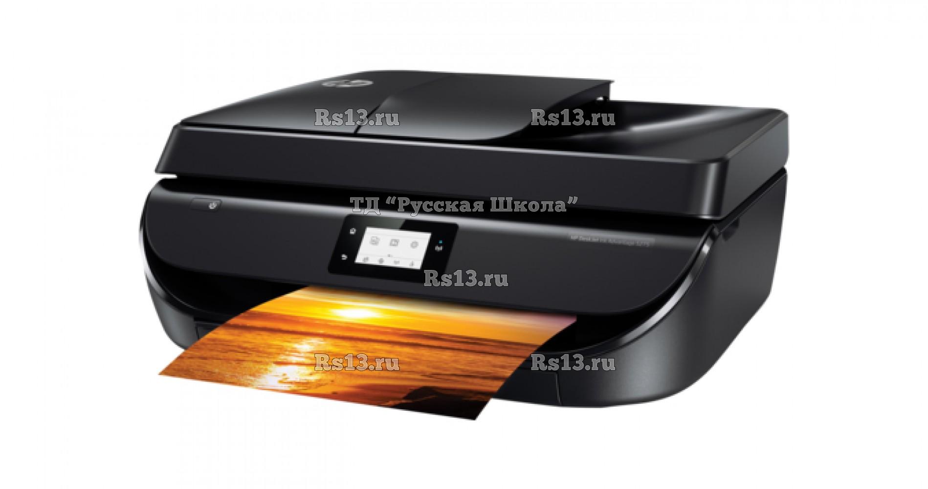 МФУ струйный HP Deskjet Ink Advantage 5275 AiO, A4, цветной, струйный, черный [m2u76c]