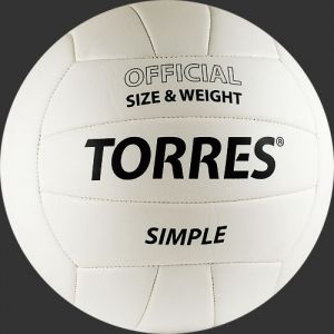 Мяч волейбольный Torres Simple №5 любительский