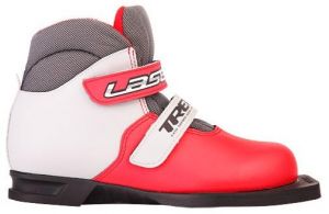 Ботинки лыжные TREK Laser ИК (красный, лого черный)