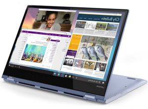 Ноутбук-трансформер LENOVO Yoga 530-14IKB, 14", IPS, Intel Pentium 4415U 2.3ГГц, 4Гб, 128Гб SSD, Intel HD Graphics 610, Windows 10, 81EK0196RU, синий