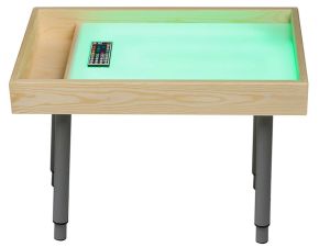 Световой стол с отсеком для рисования песком 300х500 мм. (Цветная регулируемая подсветка, 16 цветов)