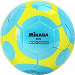 Мяч для пляж. футб. "MIKASA BC450", р.5, 32пан, гл. ТПУ, термосш, бут.кам, голубо-желтый