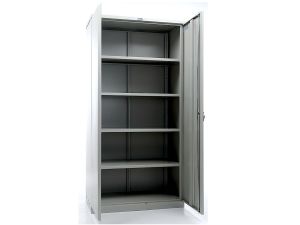 Металлический шкаф с двумя дверцами