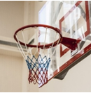 Сетка баскетбольная (шнуровая) нить 4,5 мм цвет триколор