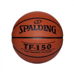 Мяч баскетбольный "SPALDING TF-150 Performance" р.6, арт.73-954z, 8 панелей, резина,  бут.камера,  коричнево-черный