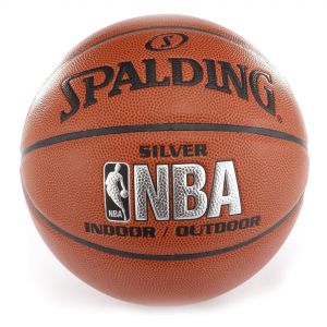 Мяч баск. "SPALDING NBA Silver Series Outdoor" арт.83-015Z, р.6, резина, коричневый
