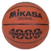 Мяч баск. "MIKASA BQC1000" р.6, для игры в зале, композитная синт. кожа (микрофибра), сертифкат FIBA Approved, нейлоновый корд, бутиловая камера, 8 панелей, клееный, корич-оранж-чер