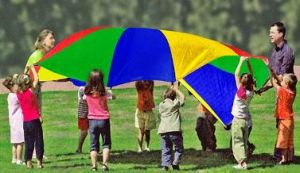 Детский игровой парашют (D 200 см)