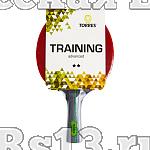 Ракетка для н/т TORRES Training 2*, арт.TT21006, для любителей, накладка 1,5 мм, конич. ручка
