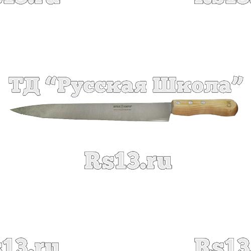 Нож поварской 250/375 мм "Поварская тройка" дерев. ручка, упак. 10 шт.арт.С-231/С-231б 250/375 мм, деревянная ручка, упак. 10 шт 