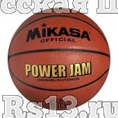 Мяч баскет. "MIKASA BSL20G", р.7, для игры в зале и на улице, синт. кожа (ПВХ), бутиловая камера, армированная нейлоновой нитью, клееный, 8 панелей, корич-оранж-черн