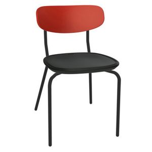Стул для кабинета СM85М-2 (ц.с.Красный/Черный, ц.н. Черный)