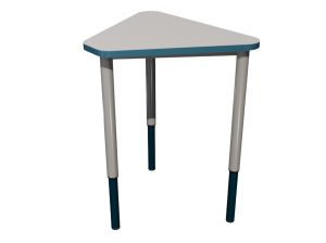 Стол треугольный регулируемый (ст. Серая, кр. Бриз, мк. Серый)