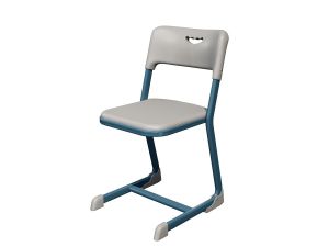 Стул ЭЛЛИПС ученический нерегулируемый (гр. 6, пластик), ц. Серый, мк. Бриз